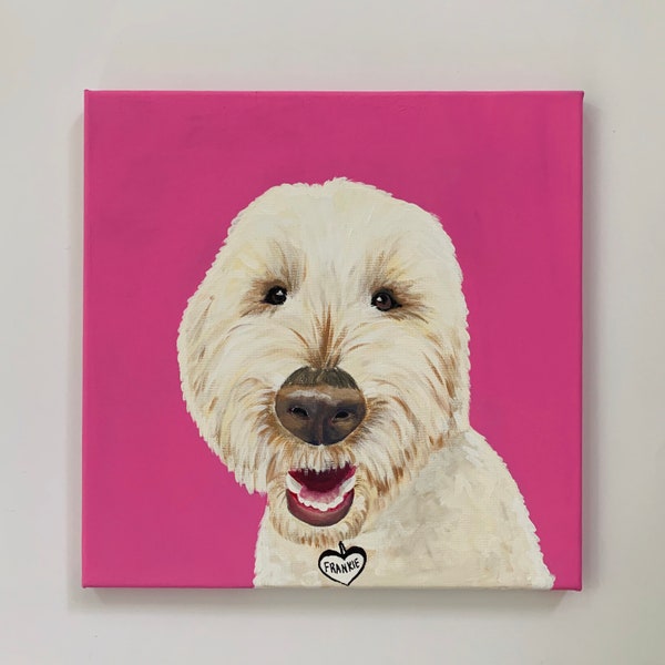 Acrylic Pet Paintings Etsy