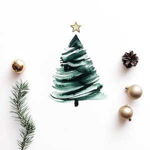 Weihnachtsgrußkarte | Frohe Weihnachten | Tannenbaum Grußkarte | Christmas tree | Liebevoll Geschenk