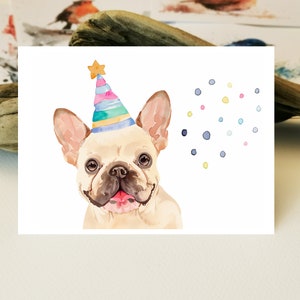 Happy Birthday Französische Bulldogge Dog | Französische Bulldogge Mama | Geburtstagskarte Bulldogge | Grußkarten Geburtstag Bulldogge