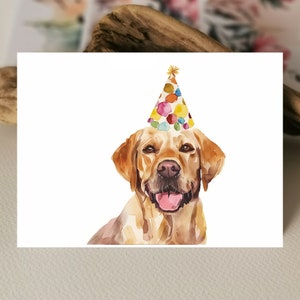 Happy Birthday Labrador Dog | Labrador Mama | Geburtstagskarte lustiger Labrador | Karte Geburtstag Labrador | Labrador Grußkarten