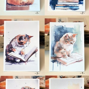 Aquarell Karten-Set | 3er, 5er, 7er Set, 10er Set | Postkarten-Set  | Geburtstagskarten-Set | Grußkarten Karten