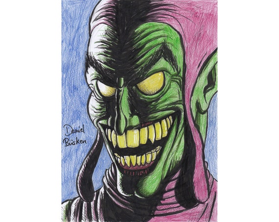 How To Draw Green Goblin | Sketch Tutorial - YouTube