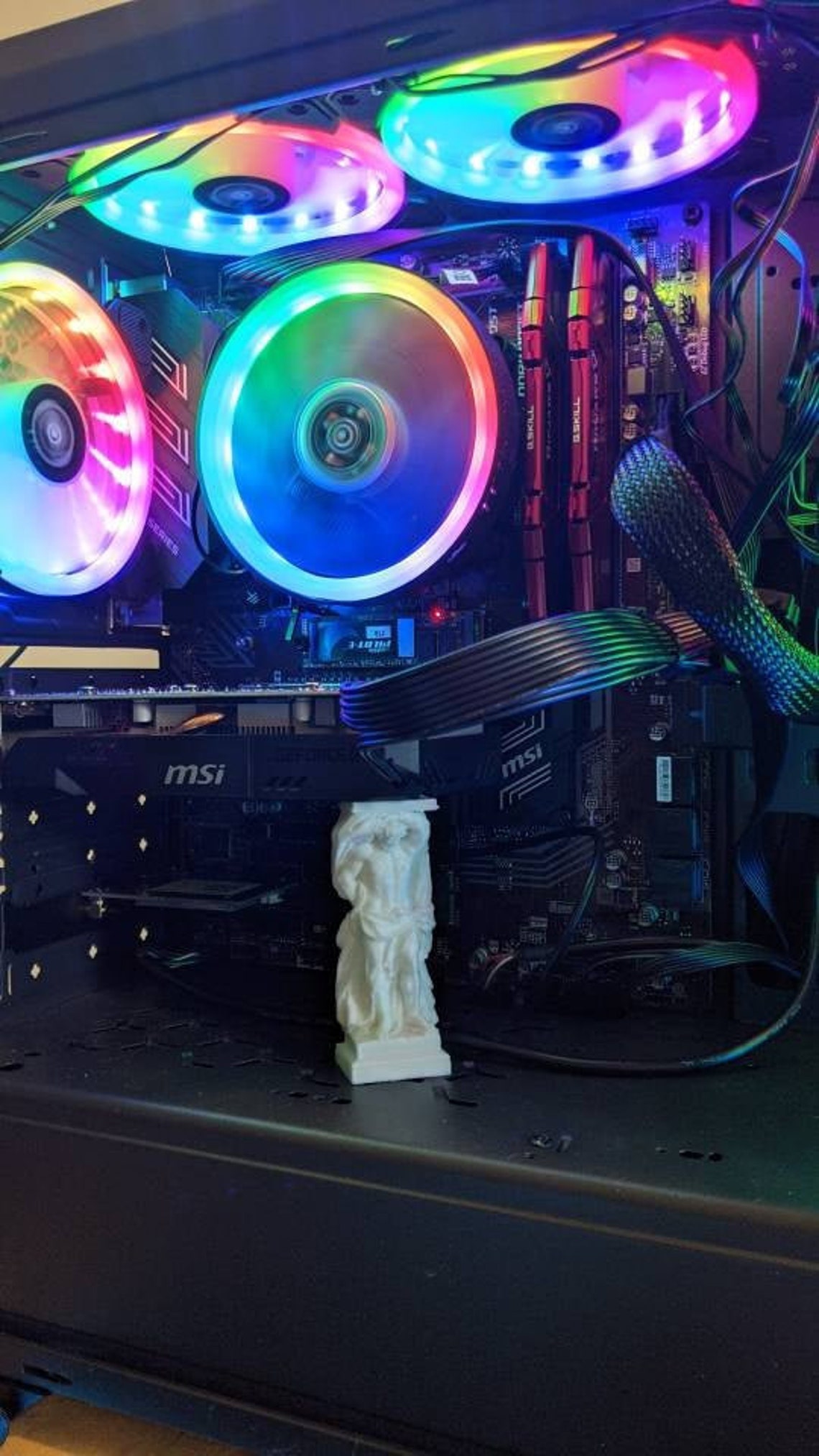 GPU Support Antisag 3D Printed Etsy UK