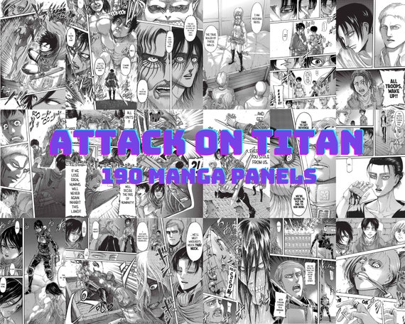 Attack On Titan 190 Manga Panels Instant Digital Download Etsy Attack On Titan 190 Manga Panels Instant Digital Download Etsy