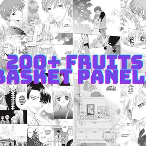Fruits Basket 222 Manga Panels / Wall Collage (Insant Digital Download)