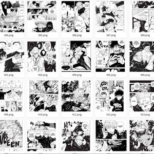 May include: Black and white manga comic book pages featuring a group of characters in a fight scene. The characters are drawn in a dynamic style with detailed expressions and action lines. The text in the image reads "MURAI LOVE" and "KUEEN".