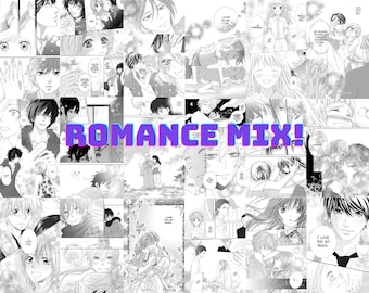 380 Shojou/Romance Manga Panels [Instant Digital Download] Manga/Anime Wall Collage