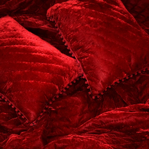 Velvet Bedding Etsy