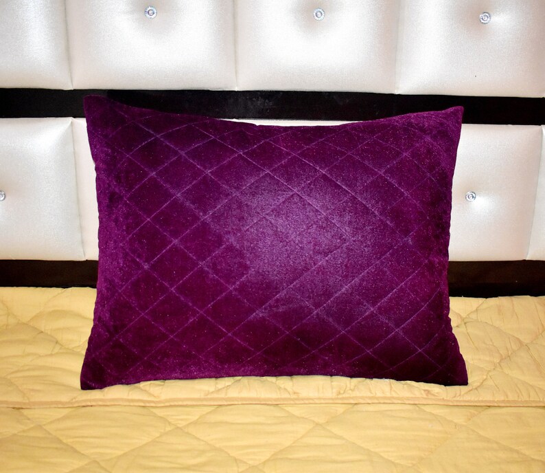 Purple Velvet Diamond Quilt King Blanket Weighted Bedding Sets Baby