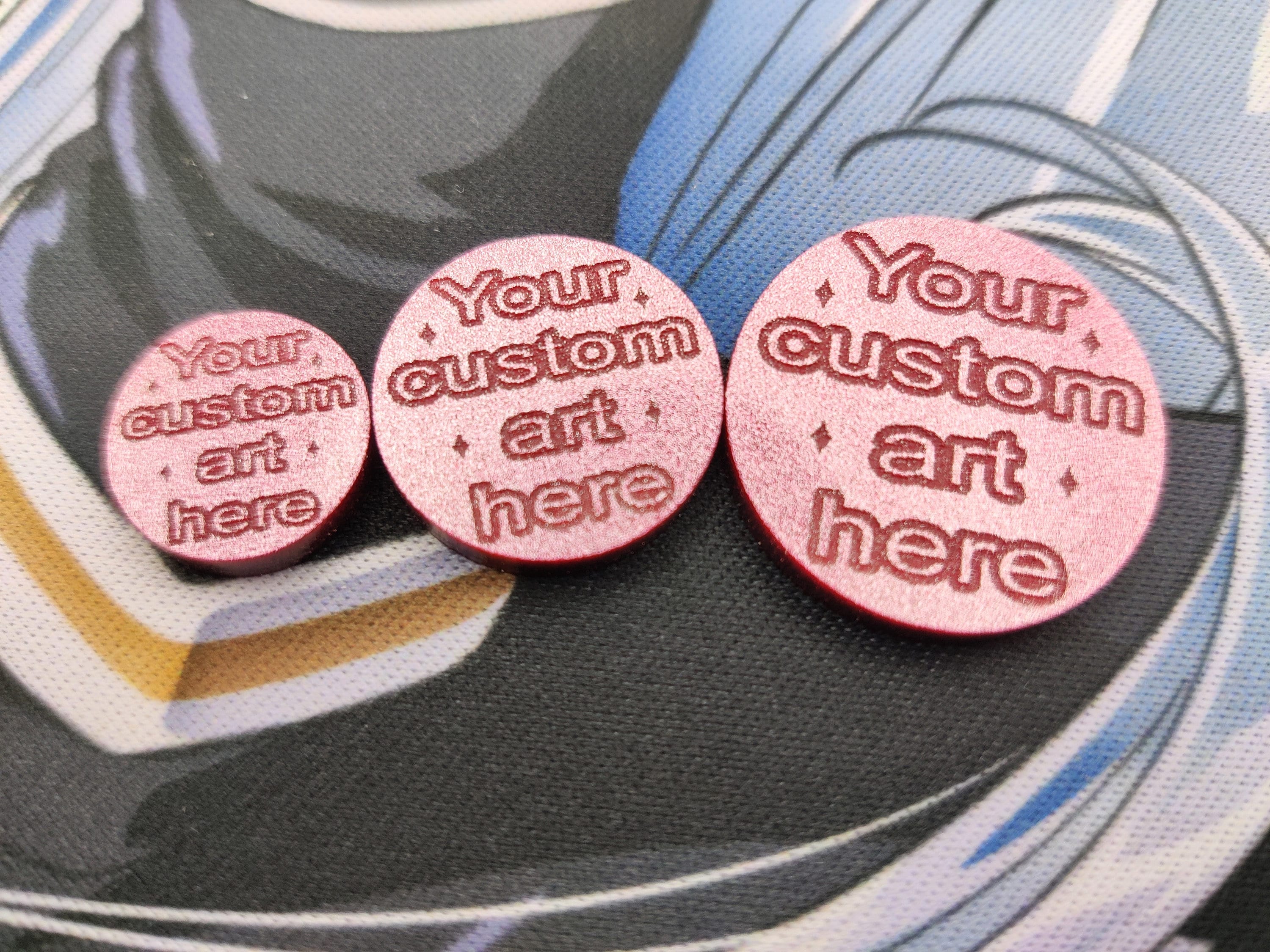 Custom Board Game Counters: Laser Cut Acrylic TCG Tokens - Etsy