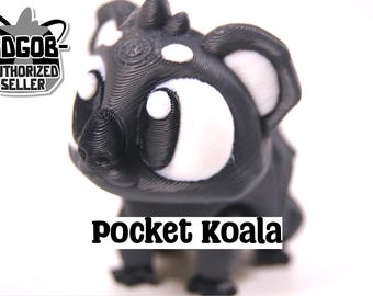 Articulated Koala Fidget Model – Flexible 3D Printed Koala Pocket Animal – Sensory Desk Pet