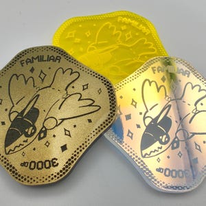 Jeton DTCG Familier acrylique 3 mm découpé et gravé au laser