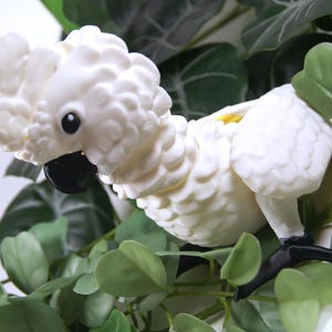 3D Printed Articulated Cockatoo: Poseable Bird Fidget Toy