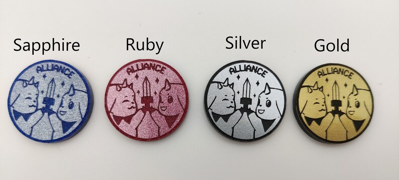 Acrylic Keyword Game Counters: Laser Cut Tokens - Etsy