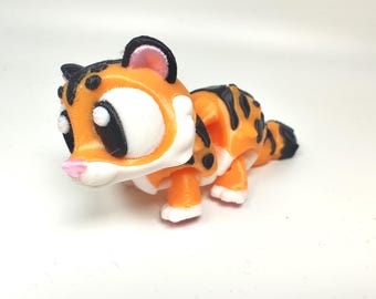 Articulated Tiger Fidget Model – Flexible Pocket Animal