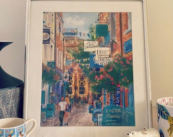 Gandy Street Exeter // Signed Art Print