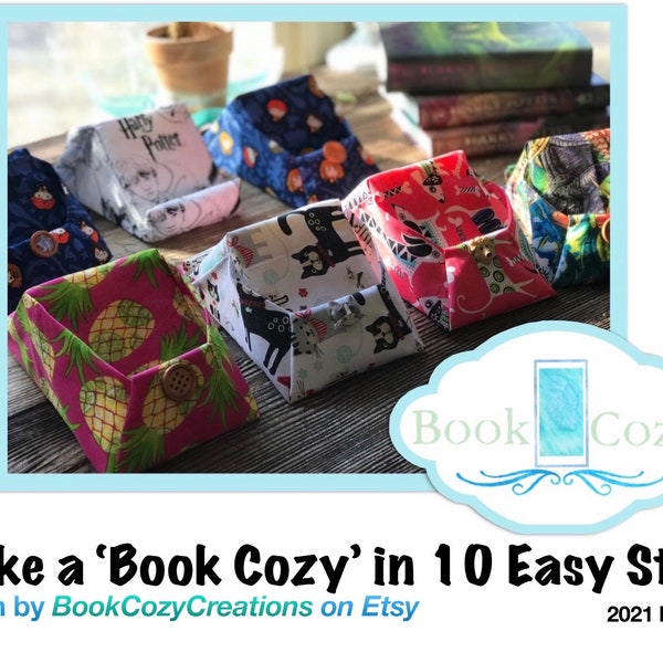 Book Cozy Ereader and Kindle Stand Pattern and Tutorial, IPad Pillow, IPad Cushion, Tablet Cushion, Tablet Pillow, Ereader Pillow, Nook