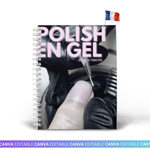 Trainingshandleiding Franse gellak, bewerkbare technische gids nageltechniek, theorie-examen, nail art, e-boek voor studenten en trainers – afdrukbare pdf, handleiding manicure