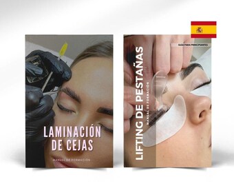 Spanish Brow Lamination Training Manual, Lash Lift Tint & Wax Guide, Editable Course,Lash Training Manual, Brow Wax Tint,Lash and Brow eBook