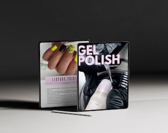Gel Polish Editable Training Manual, Nail Tech Guide, Nail Art, Ebook for Students & Nail Trainers, Custom Nail eBook