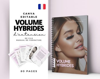 French Volume Lash Training Manual,Editable Lash Guide for Students,Tutors,Digital Lash Ebook, Custom Lash Template,Eyelash Extensions