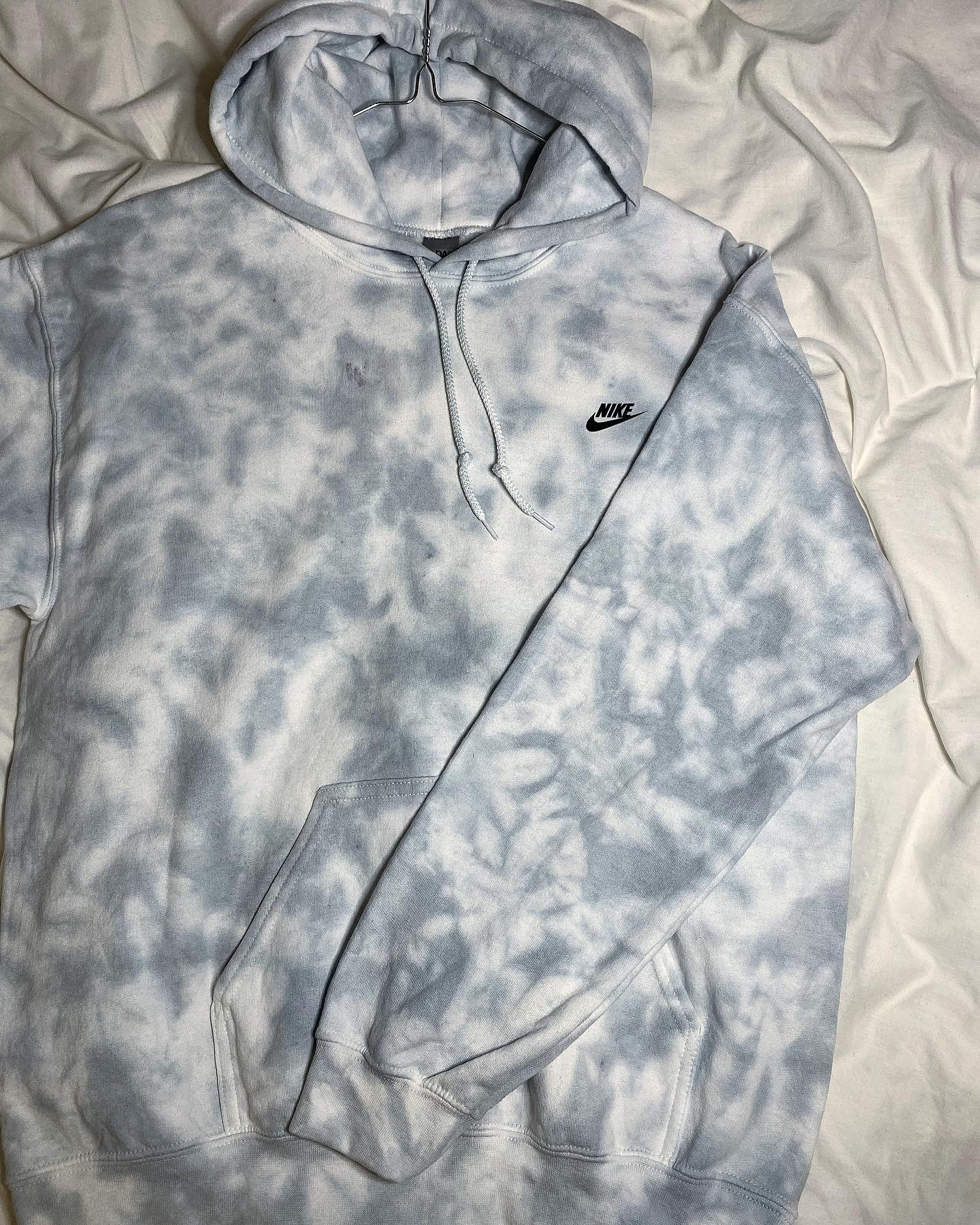 Tie Dye Nike Inspired Hoodie Unisex Oversized Hoodie Various | Etsy