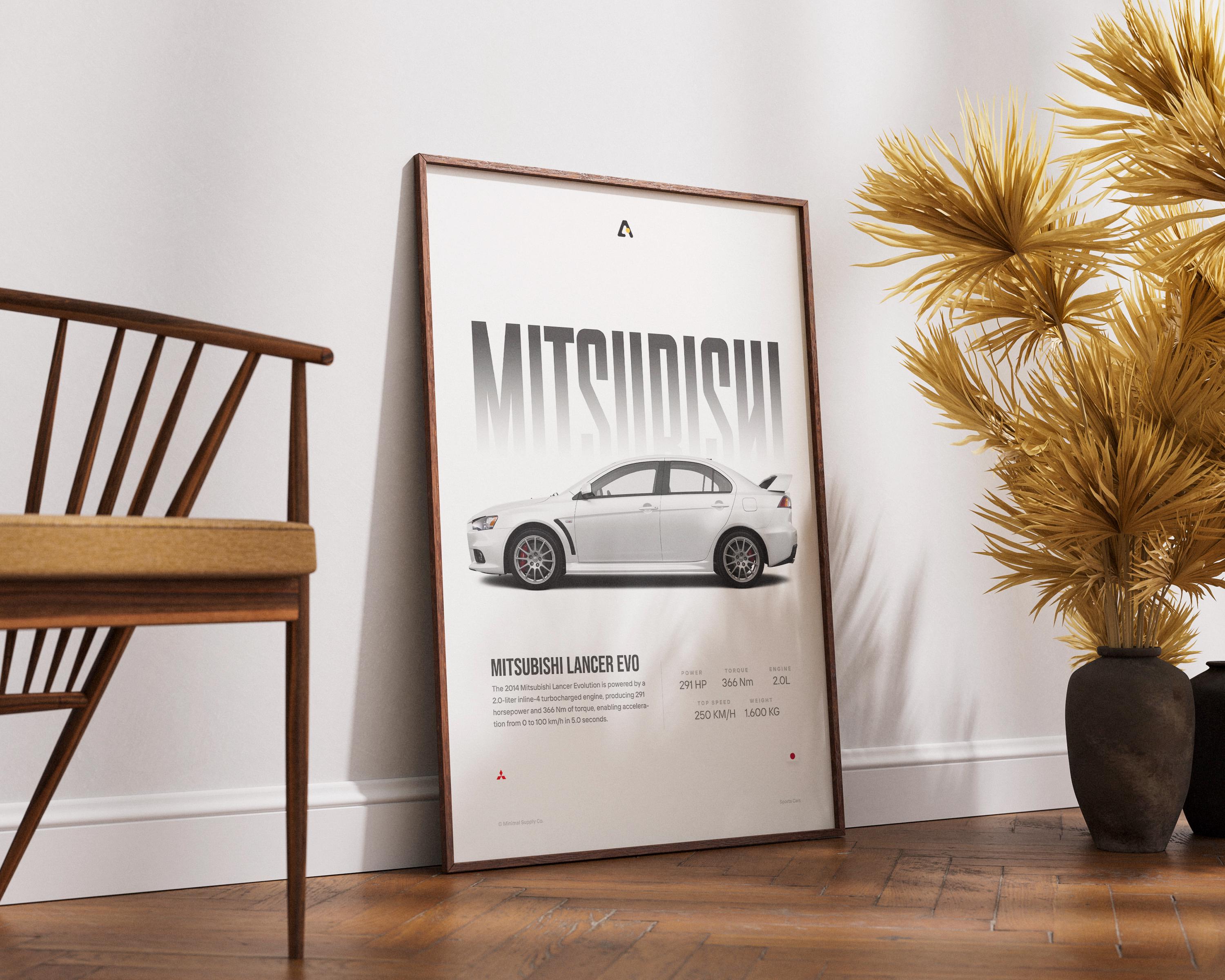 Lancer Rally Poster Mitsubishi Lancer Evo Poster | Rally Car Wall Art | Gift for Him ...
