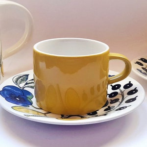 Arabia Finland AATAMI ADAM Teacup & PARATIISI Saucer from the 1970s Design Birger Kaipiainen