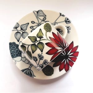 Tasse à thé et soucoupe RUNO Summer Ray d'Arabie Finlande - Heini Riitahuhta Design image 1