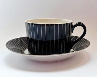 Arabia Finland MCM Demitasse Cup and Saucer: Kaj Franck Design 1960s
