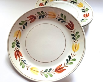RARE Vintage Arabia Finland JUHANNUS Plate Hand-Painted Floral Tableware Diameter 18.5 cm