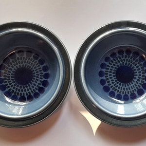 Arabia Finland RARE BLUE KOSMOS Hand-Painted Signed Deep Plate Excellent Condition Price for 1 Piece
