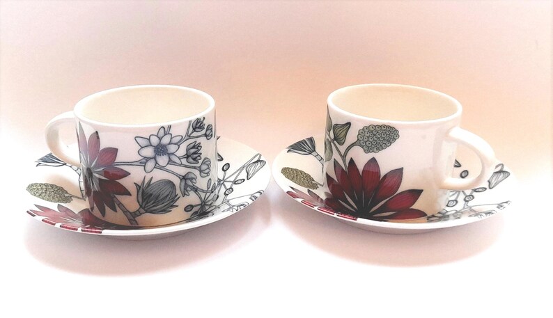 Tasse à thé et soucoupe RUNO Summer Ray d'Arabie Finlande - Heini Riitahuhta Design image 3