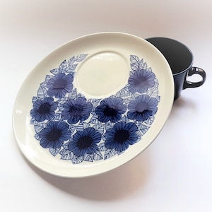 Arabia Finland MALVA TV-Set Saucer & KILTA Cup from the 1960s Design Kaj Franck and Esteri Tomula Option No 1 Vintage Ceramics
