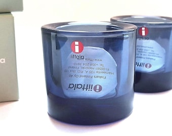 Iittala KIVI Candle Holder - Rain Color MARIMEKKO - Unused in Box - Height 60mm