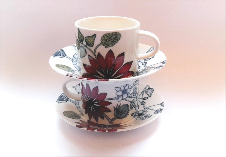 Tasse à thé et soucoupe RUNO Summer Ray d'Arabie Finlande - Heini Riitahuhta Design image 2