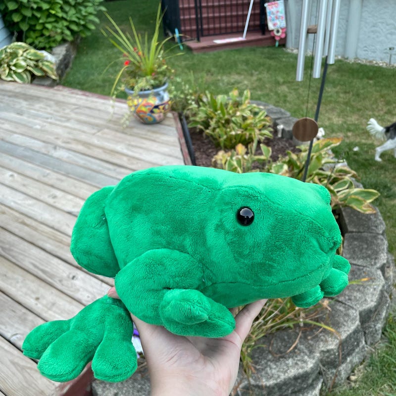 Frog Plush - Etsy