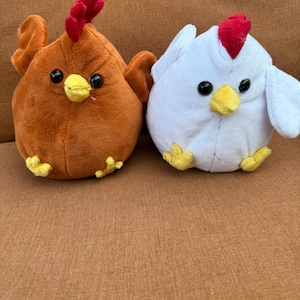 chicken plushie chicken stuffed animal rooster farm animal toy stuffed animals chicken lover gifts chicken gift