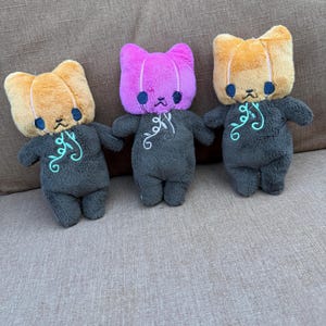 pumpkin kitty plushies cat stuffed animal Halloween pumpkin cat