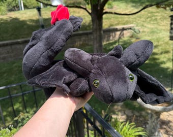black dragon plush toy night dragon
