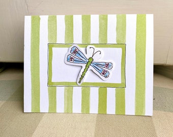 Dragonfly Folded Notecard (Pack of 10)