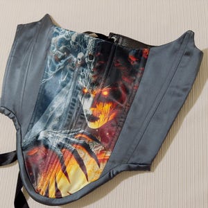 Gothic corset. Double-sided corset . Handmade corset