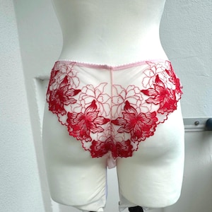 Panties for men. Men's underwear pink lace Brazilian briefs/ Panties men/ underwear men’s, Lace men’s panties. transparent men pink panties.