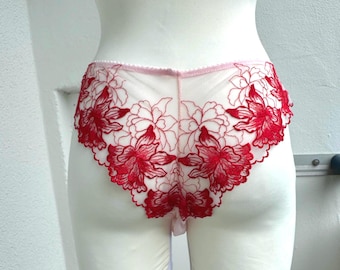 Panties for men. Men's underwear pink lace Brazilian briefs/ Panties men/ underwear men’s, Lace men’s panties. transparent men pink panties.