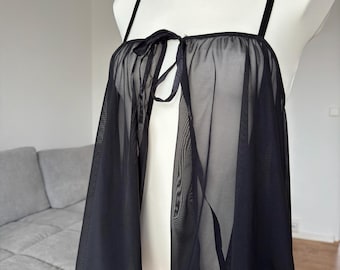 Nuisette transparente, chemise de nuit transparente, nuisette sexy en résille, chemise de nuit transparente, nuisette transparente, déshabillé transparent, transparent