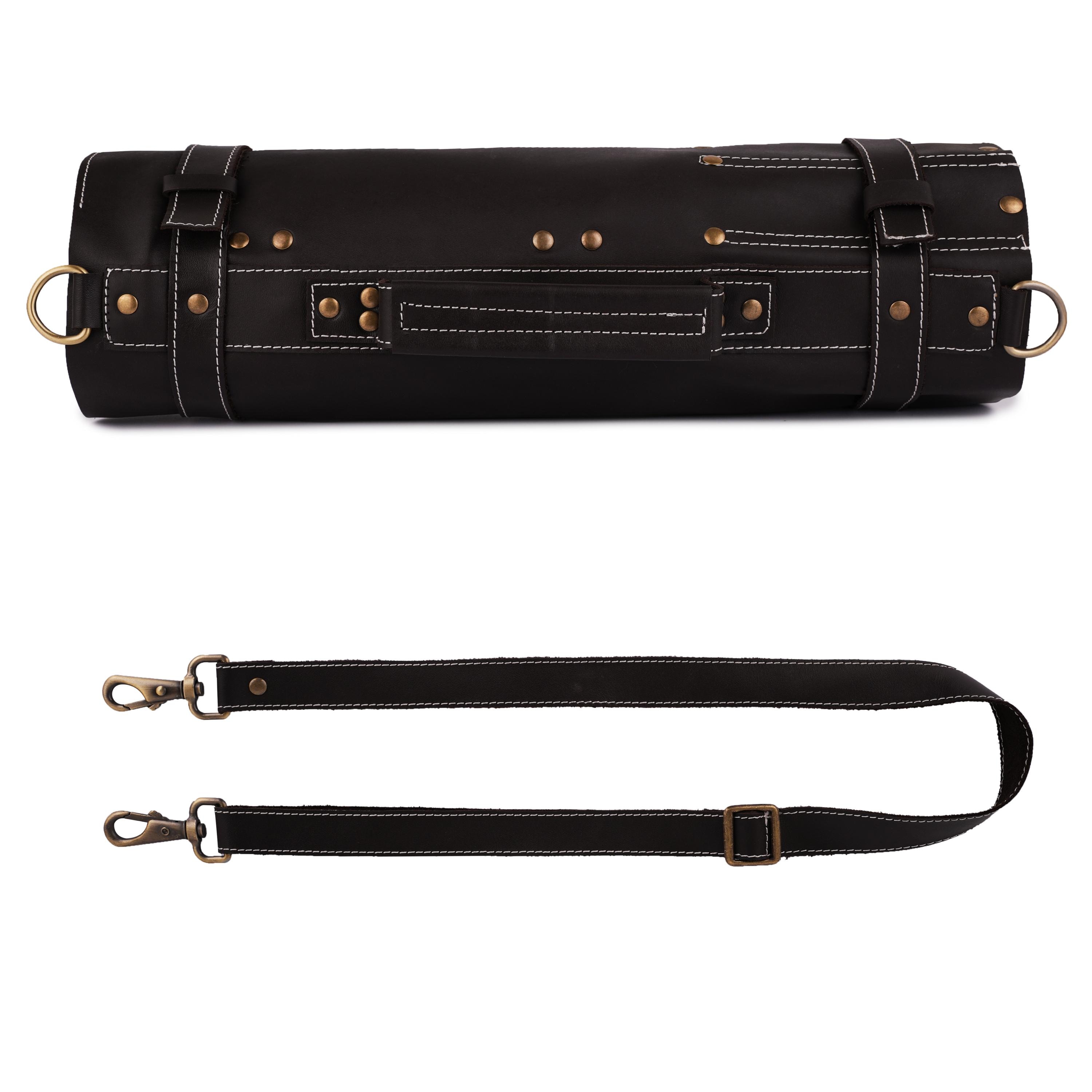 Chef Knife Roll, Knife Case, Full Grain Leather Knife Roll, Knives Roll Holder, Leather Knife Roll Bag, Chef Gift