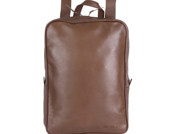Handmade Full Grain Leather Backpack Rucksack College work Travel Laptop Genuine leather school Bag Gift Fathers day birthday gift him her