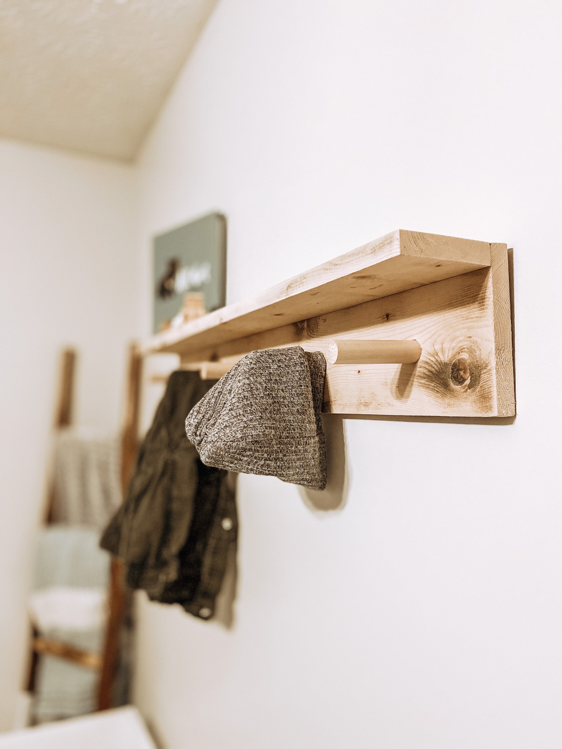 Natural Wood Shelf Etsy