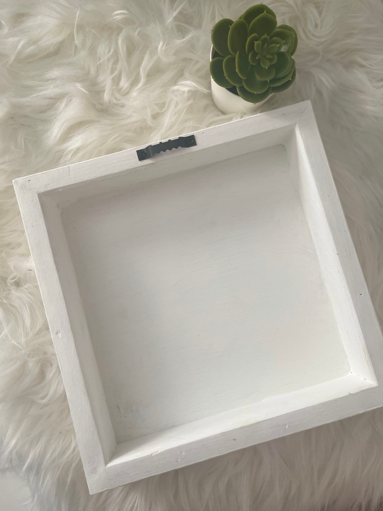Wooden White Craft Shadow box Frame 9x9x2 Small Bulk Etsy