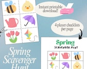 Spring Scavenger Hunt, Kids Activity, Printable Game (Printable PDF)